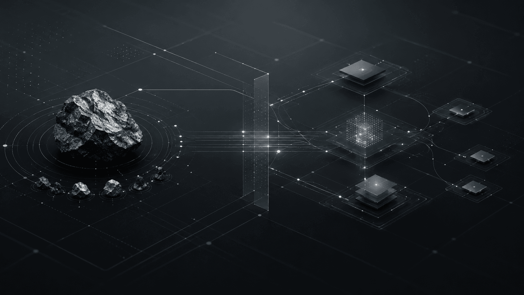 Abstract physical-to-digital infrastructure visualization