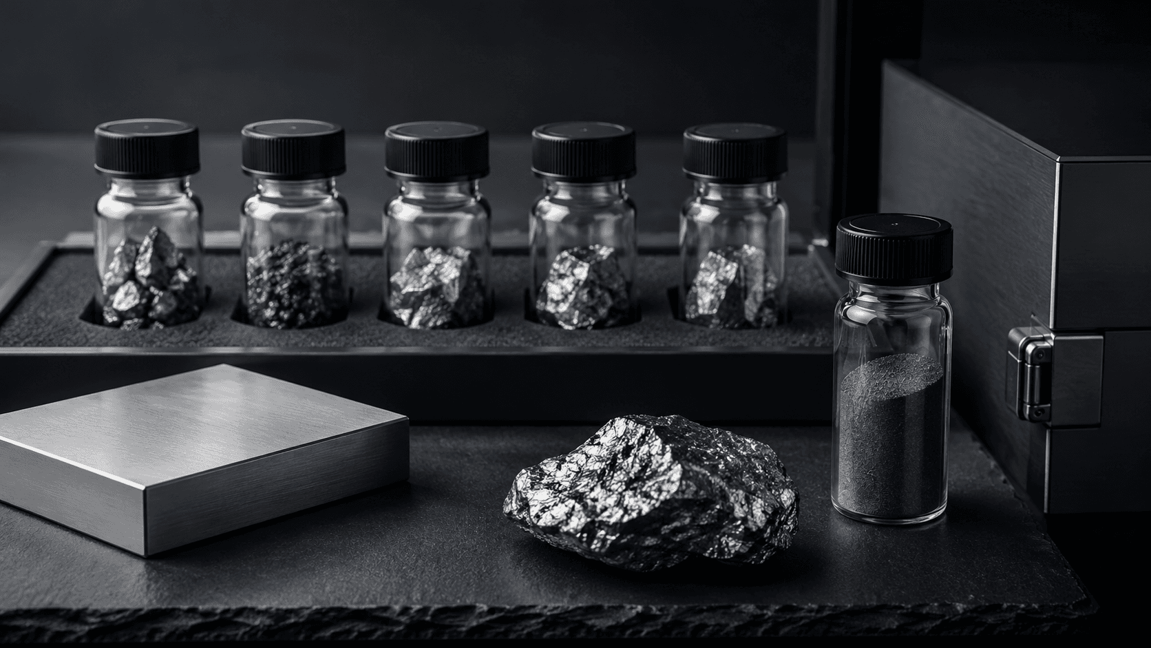 High-purity sample and controlled custody still life