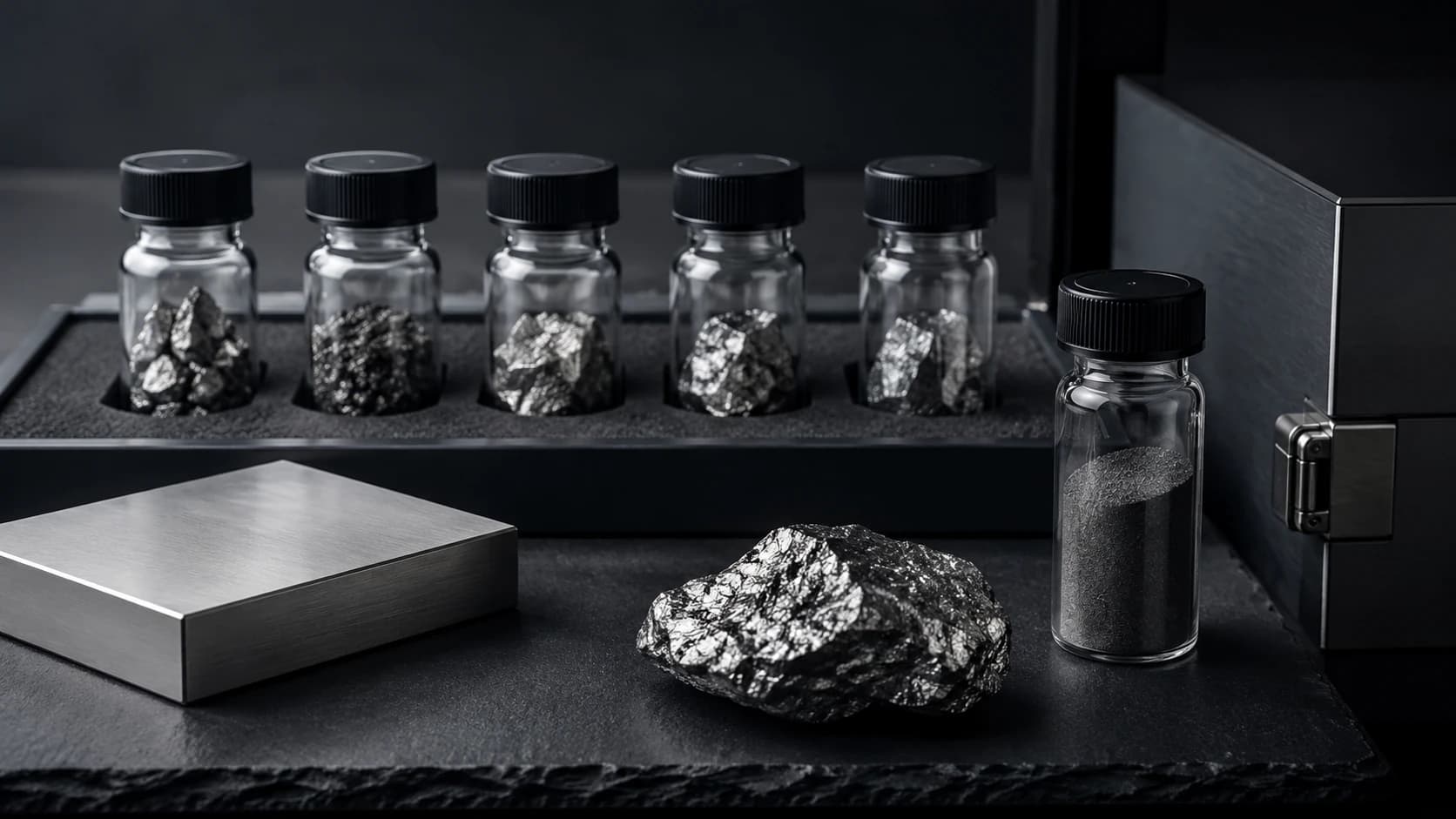 High-purity sample and controlled custody still life