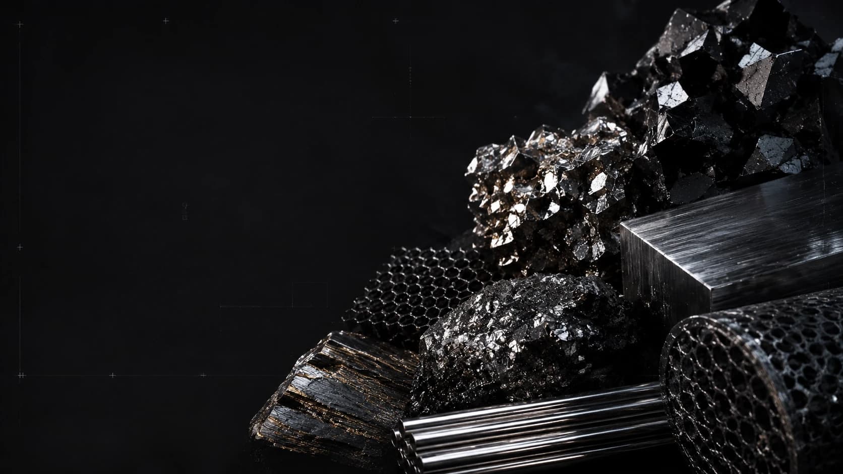 Rare metal samples in a controlled material setting