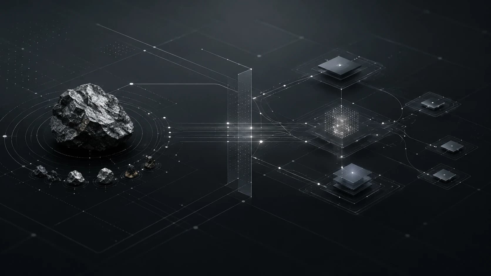 Abstract physical-to-digital infrastructure visualization